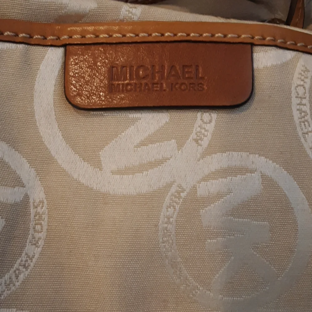 Michael Kors Tan Studded Hobo Bag